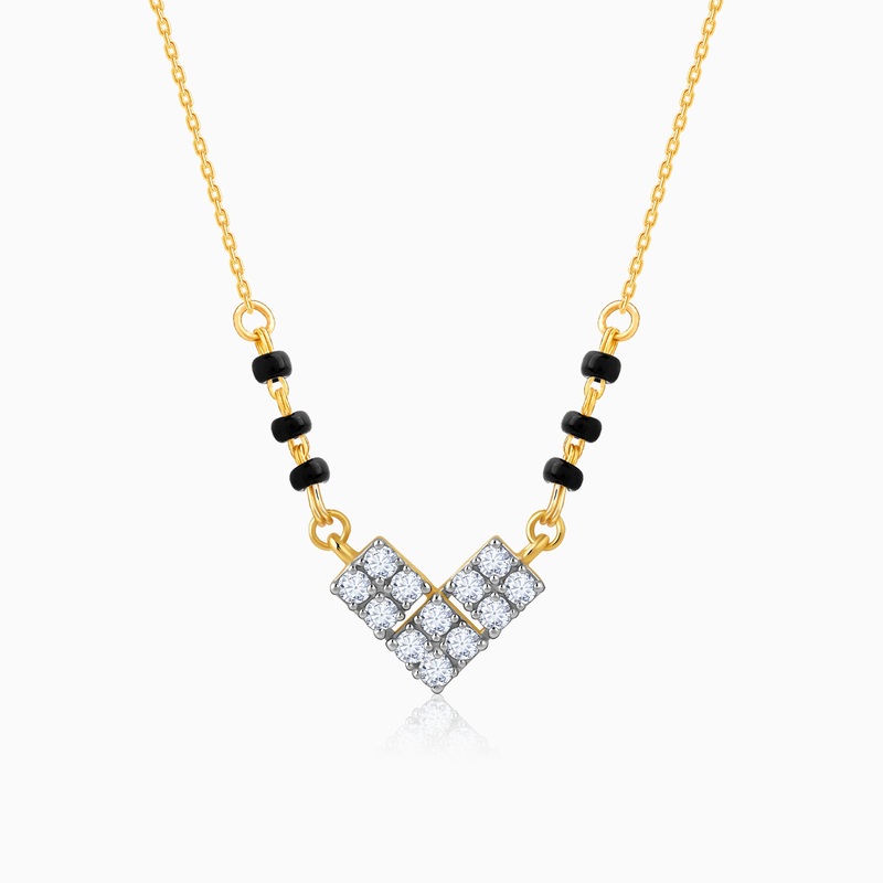 Gold Anandi Diamond Mangalsutra