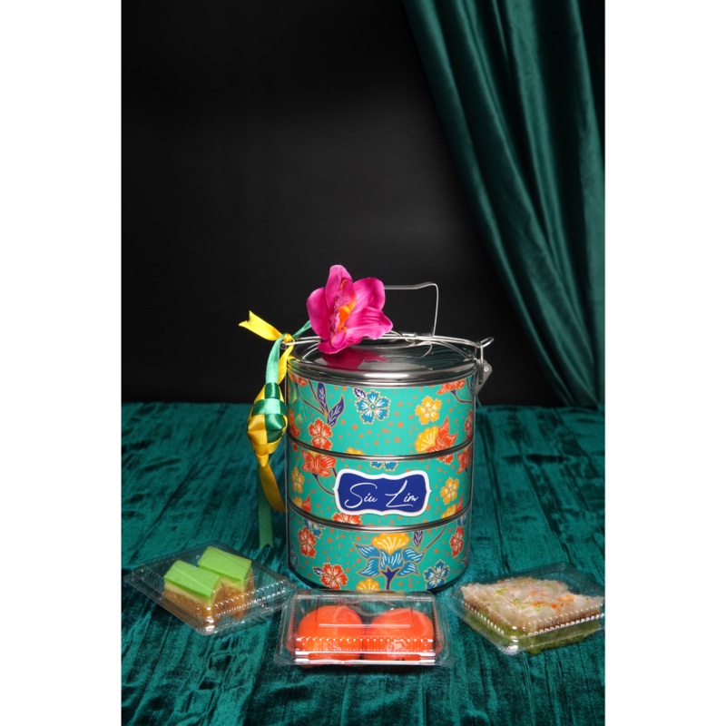 Raya Kuih-Muih Tiffin Set (Klang Valley Delivery)