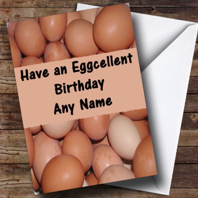Eggs Funny Personalised Birthday Card – The Card Zoo