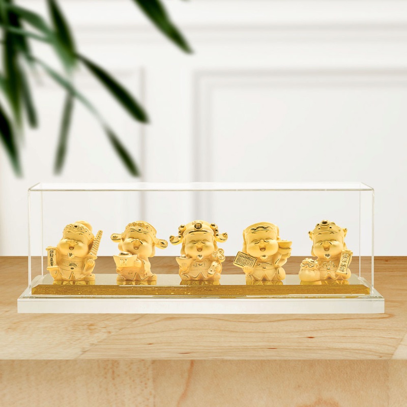United Gods of Wealth | Luxury Gift 99.9% 24K Gold Plated | (Nationwide Delivery)