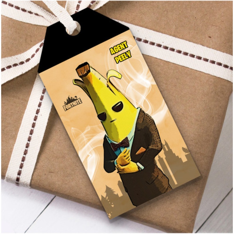 Agent Peely Gaming Kids Fortnite Skin Children’s Birthday Present Gift Tags – The Card Zoo