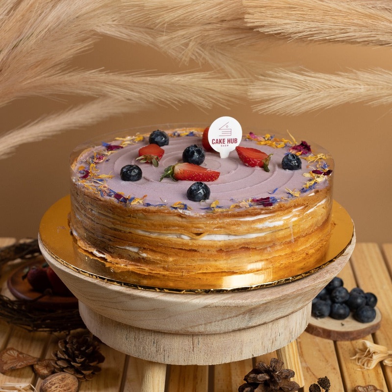 Purple Yam Mille Crepe Cake (Klang Valley Delivery Only)