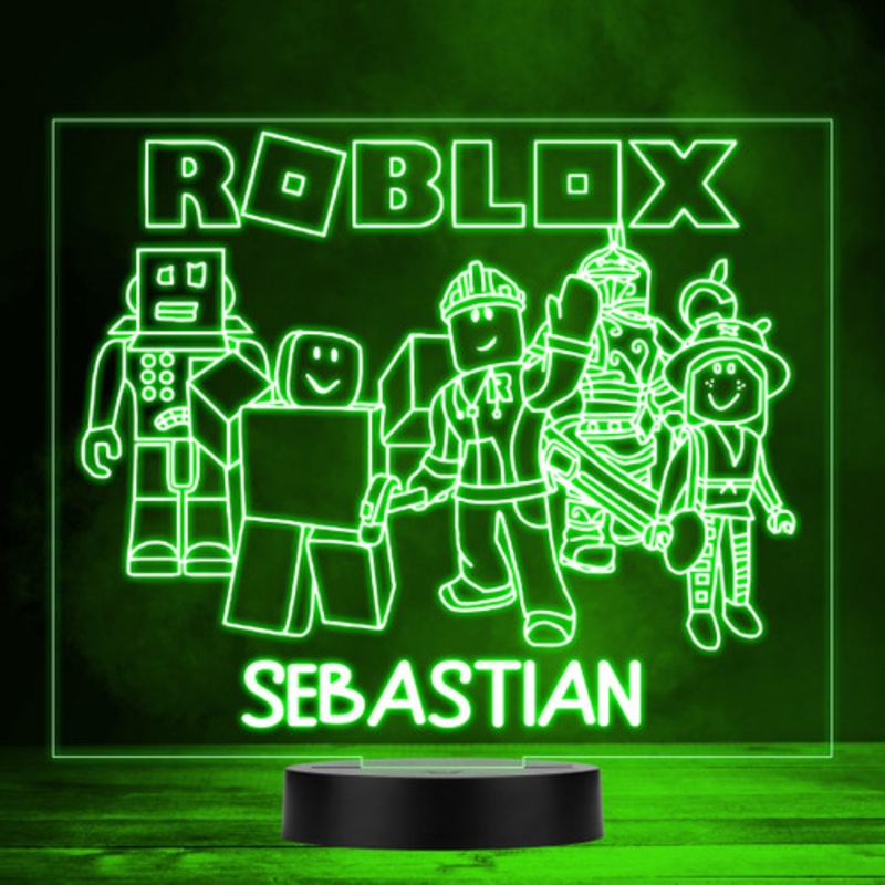 Roblox Characters Online Game Led Lamp Personalised Gift Night Light – The Card Zoo