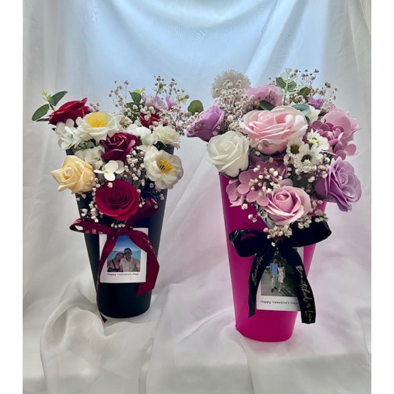 Vase Bucket Soap Flowers (Klang Valley Delivery)