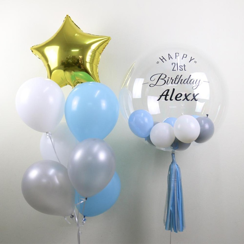 Venus Bubble Balloons Bunch