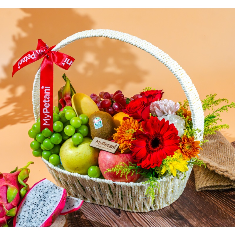 Monet Flower Fruit Basket|Self Pickup|Zone A|Zone B|Zone c|Zone D|Zone E
