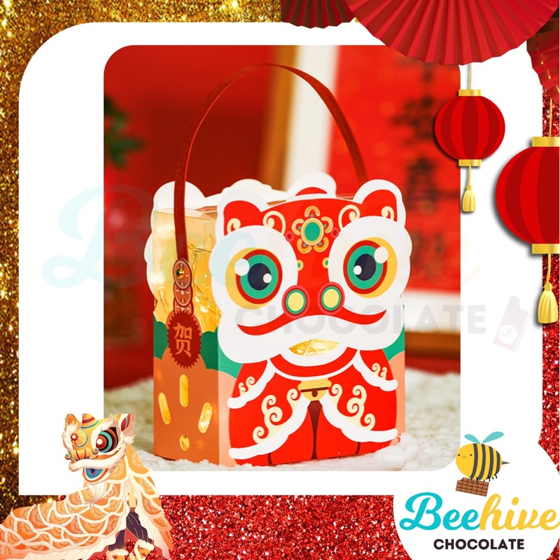 Beehive Snackies CNY Prosperity Lion LED Gift Set