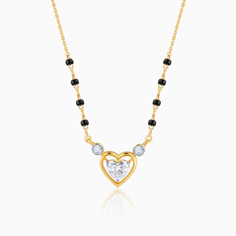Gold Sacred Nuptials Diamond Mangalsutra