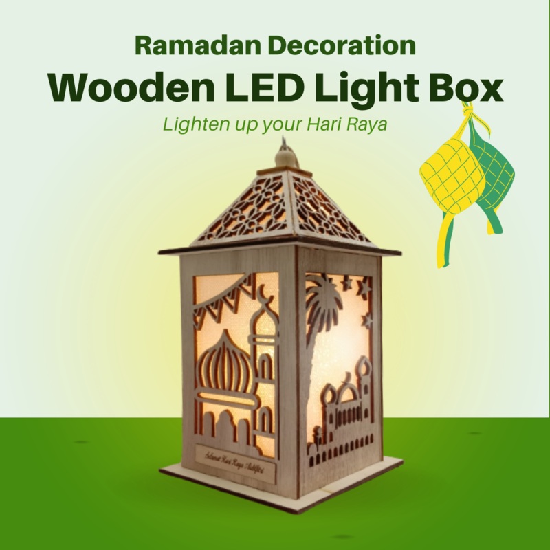 Hari Raya 2024 – LED Lighting Box Night Lamp Home Decoration Raya Ramadam
