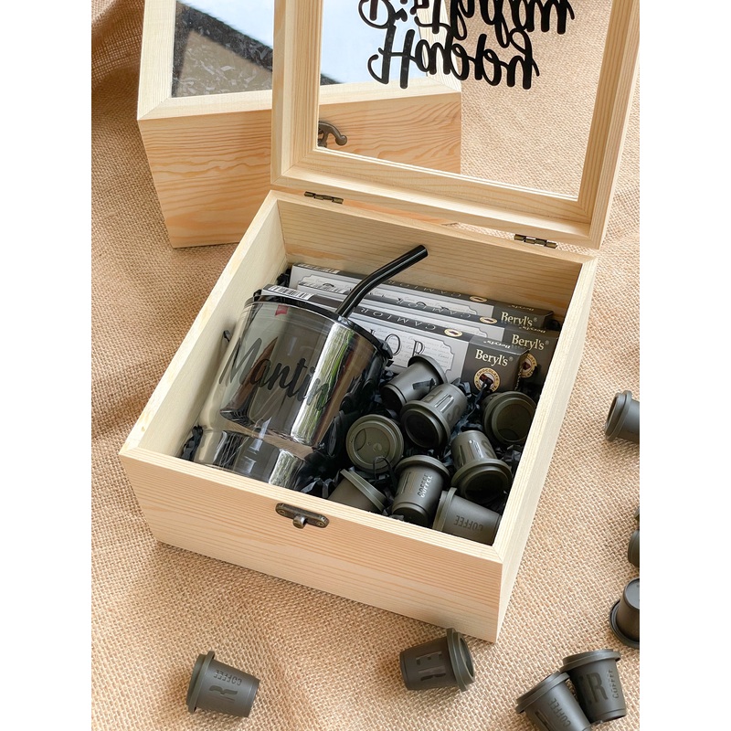 True Joy | Personalized Gift Box With Black Cup, Chocolate, Coffee (Klang Valley Delivery)