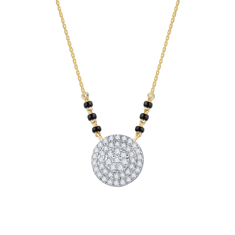 Gold Megha Diamond Mangalsutra