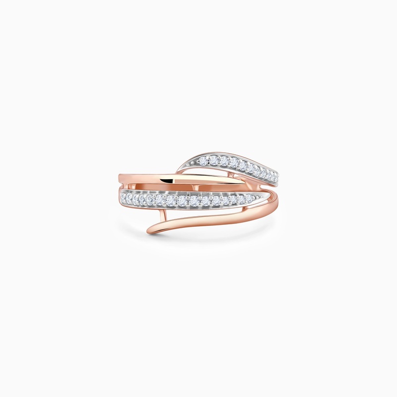 Rose Gold Ethereal Enigma Lab Grown Diamond Ring