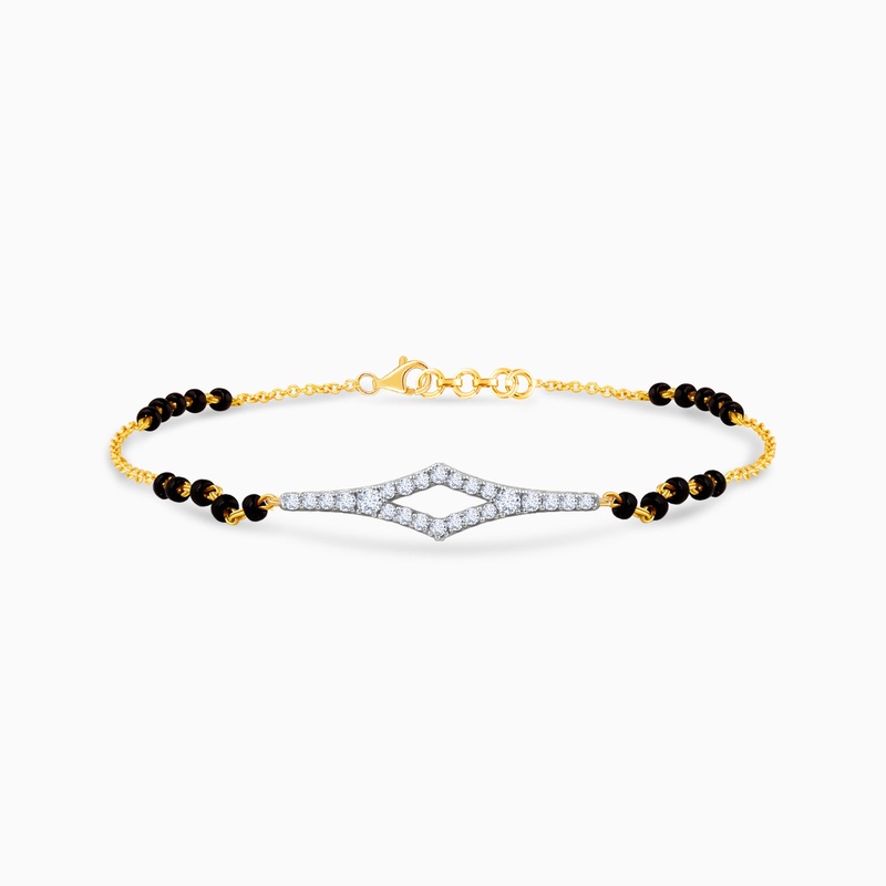 Gold Ruchira Mangalsutra Diamond Bracelet