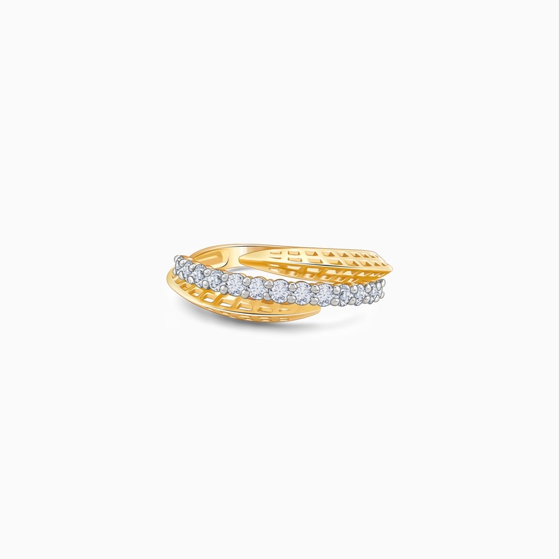 Gold Shimmering Moments Lab Grown Diamond Ring