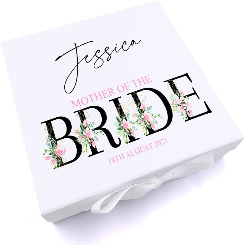 Personalised Mother Of Bride Wedding Keepsake Memory Box Gift