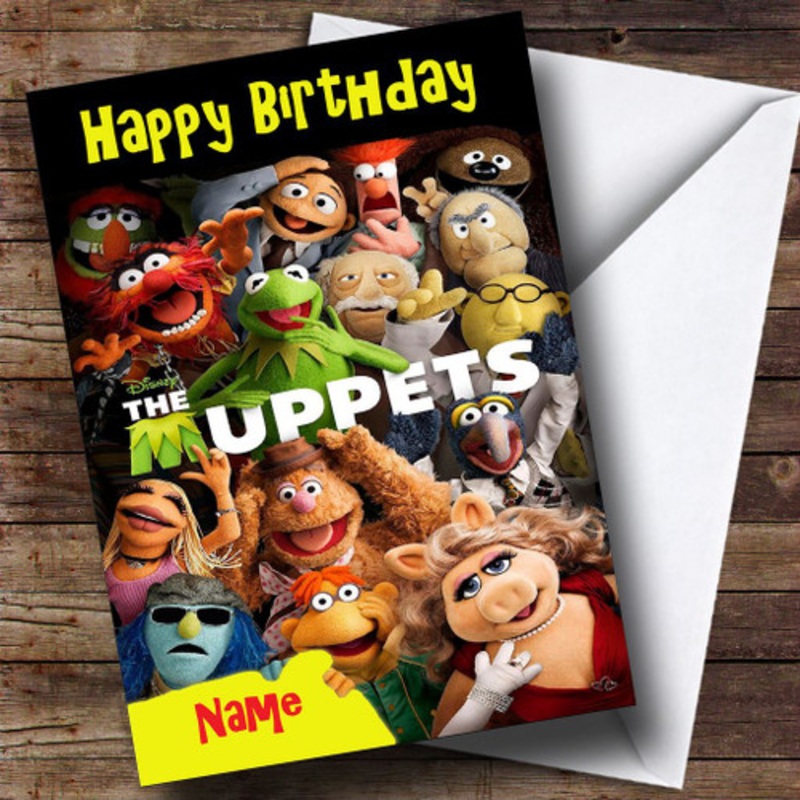 The Muppets Personalised Birthday Card – The Card Zoo