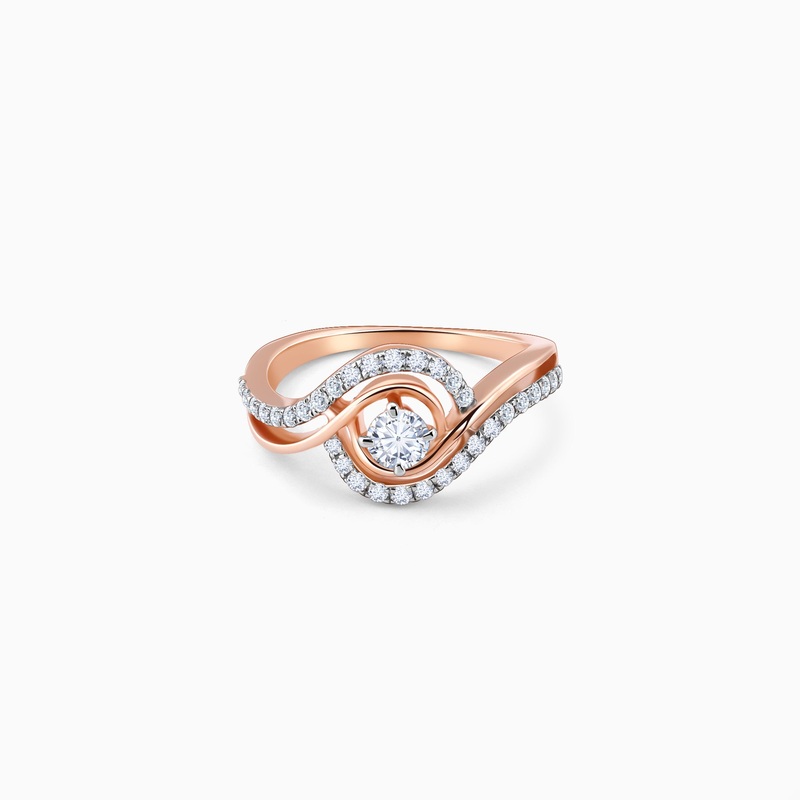 Rose Gold Rhea Solitaire Lab Grown Diamond Ring