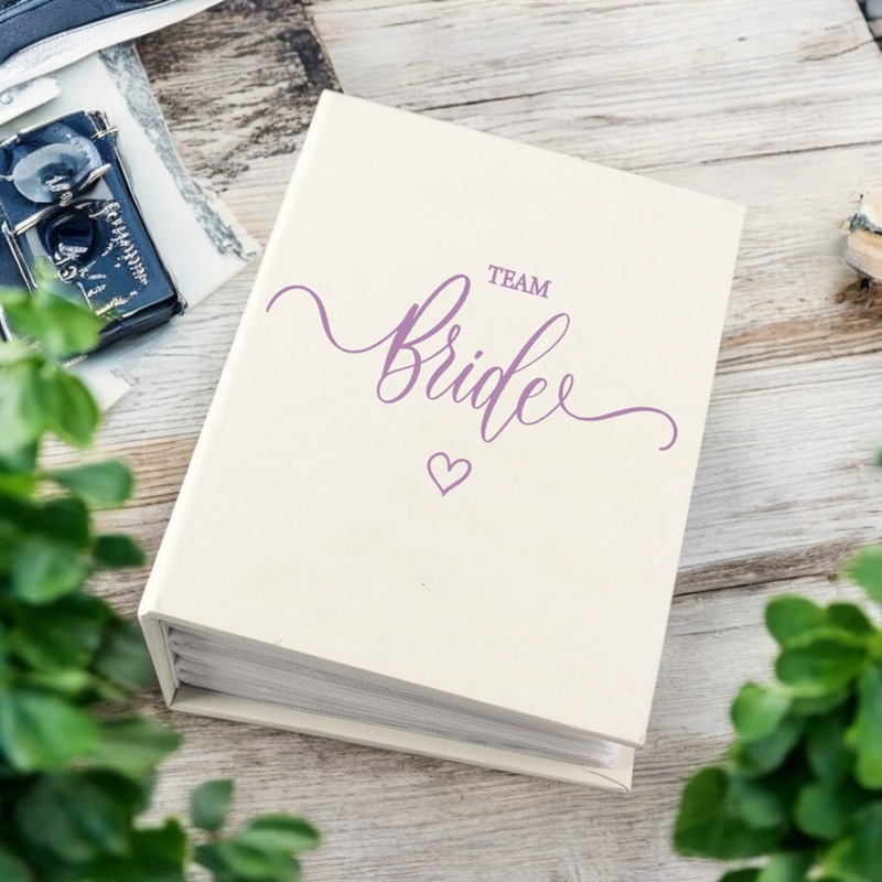 Team Bride Hen Night Do Photo Album Gift With Sleeves 100 x 6×4 Capacity