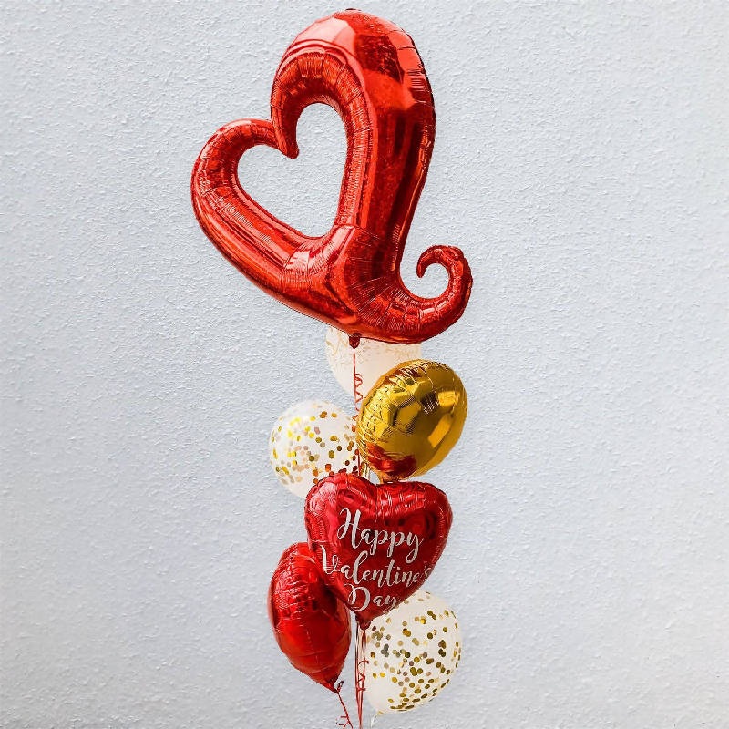 37-inch Chain of Hearts Balloon Bouquet