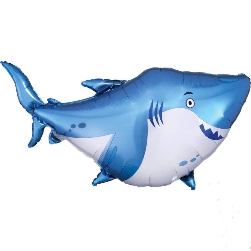 40 inch Helium Filled Cartoon Shark Foil