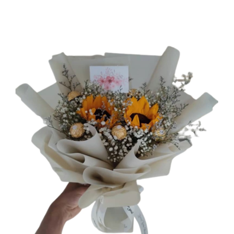 Sunflower Fresh Flower Bouquet (Kelantan Delivery Only)