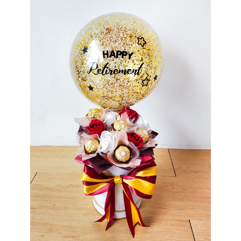 Blessy Soap Flower Balloon Box (Klang Valley Delivery)