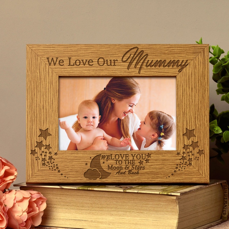 We Love Our Mummy Wooden Photo Frame Gift