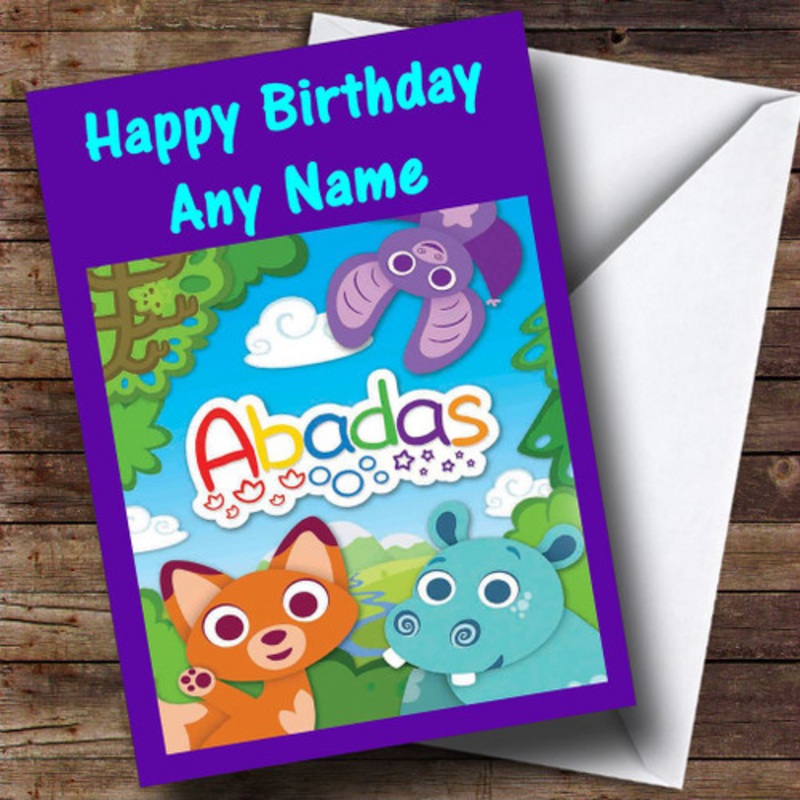 Abadas Personalised Birthday Card – The Card Zoo