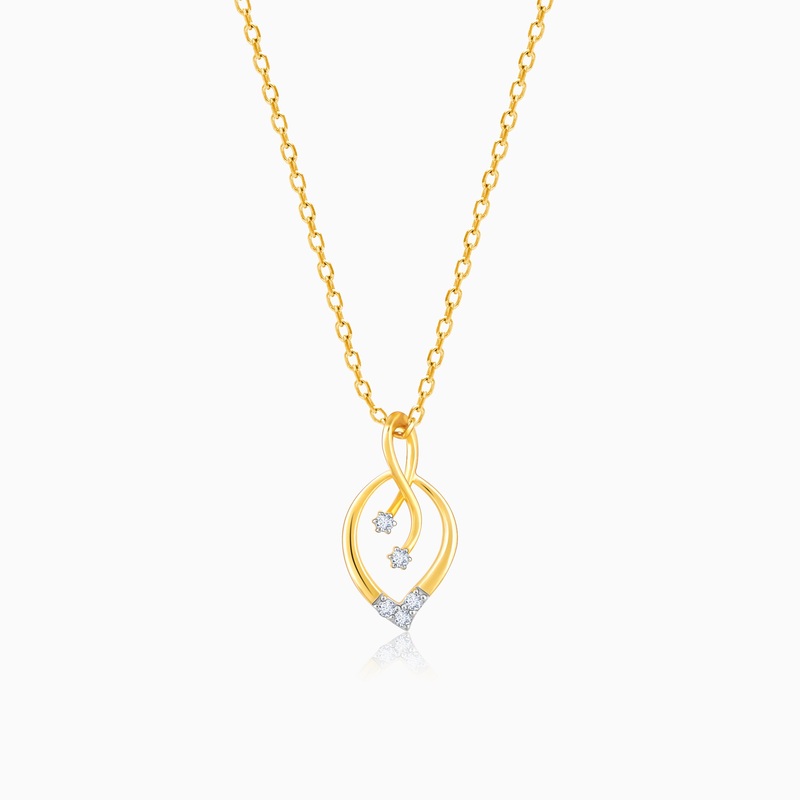 Gold Musical Diamond Pendant