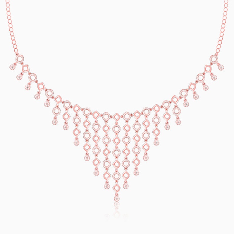 Anushka Sharma Rose Gold Queen Of Dreams Necklace