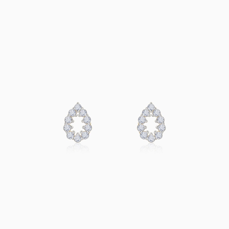 Gold Shine Command Lab Grown Diamond Studs