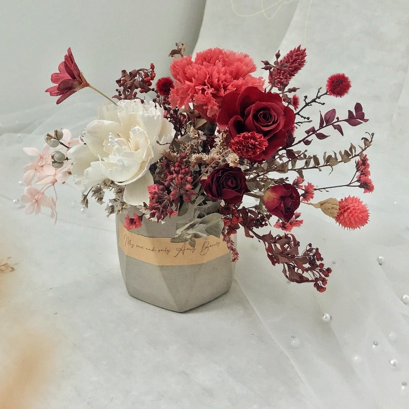 Blossom Diffuser Table Top Flower Arrangement With Ceramic Pot | Option 2 (West Malaysia Delivery)