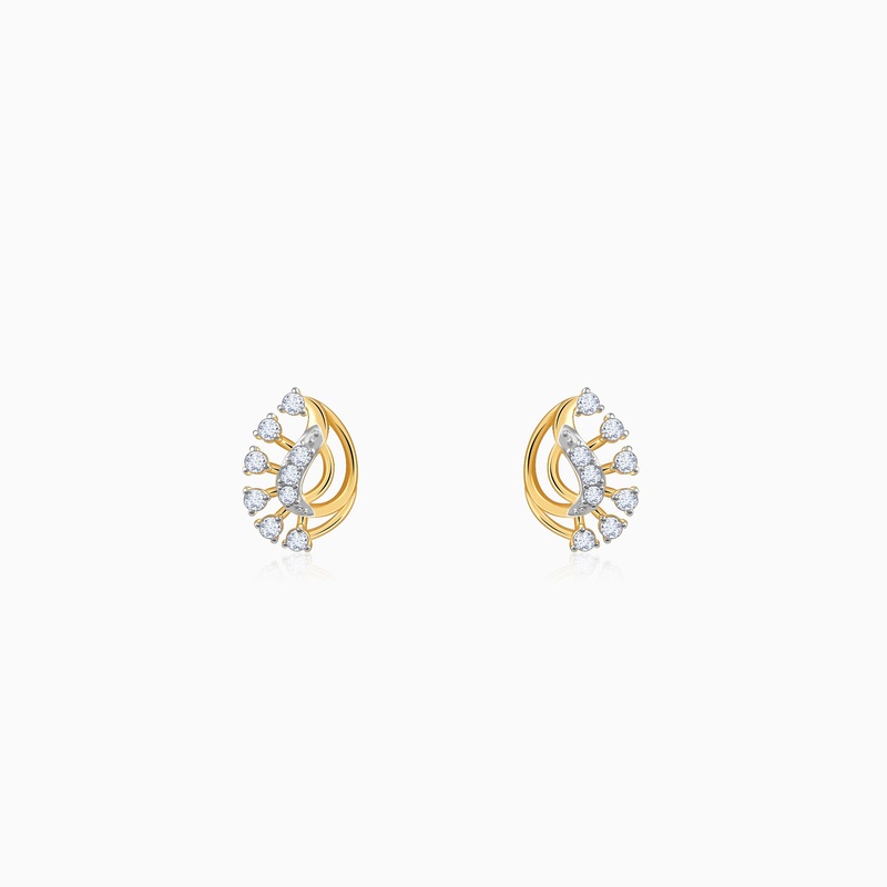 Gold Seraphina Diamond Studs