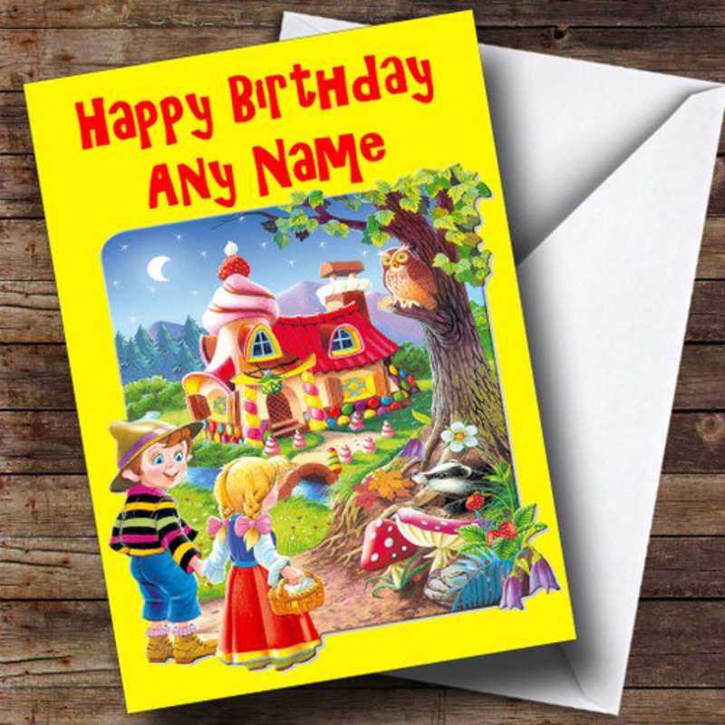 Hansel and Gretel Personalised Birthday Card – The Card Zoo