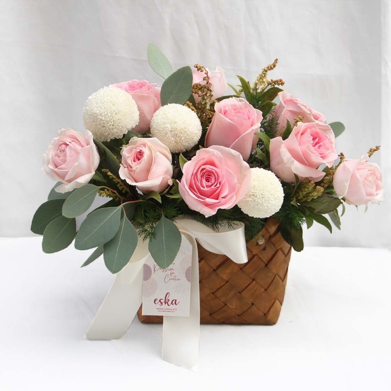 Pleasing Pink Fresh Rose Flower Bag (Klang Valley Delivery Only)
