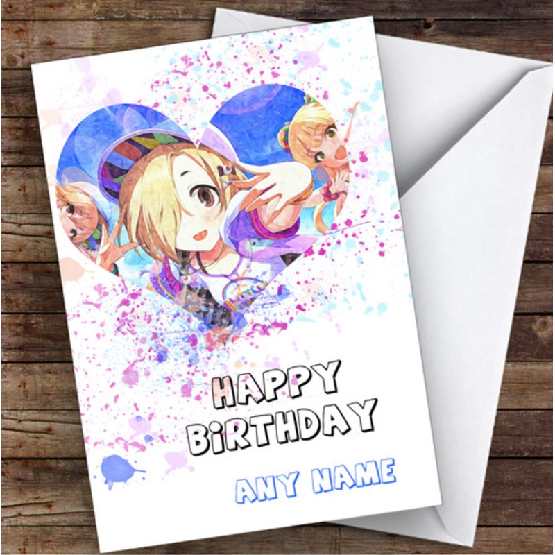 Gatcha Life Street Life Splatter Heart Children’s Kids Birthday Card – The Card Zoo