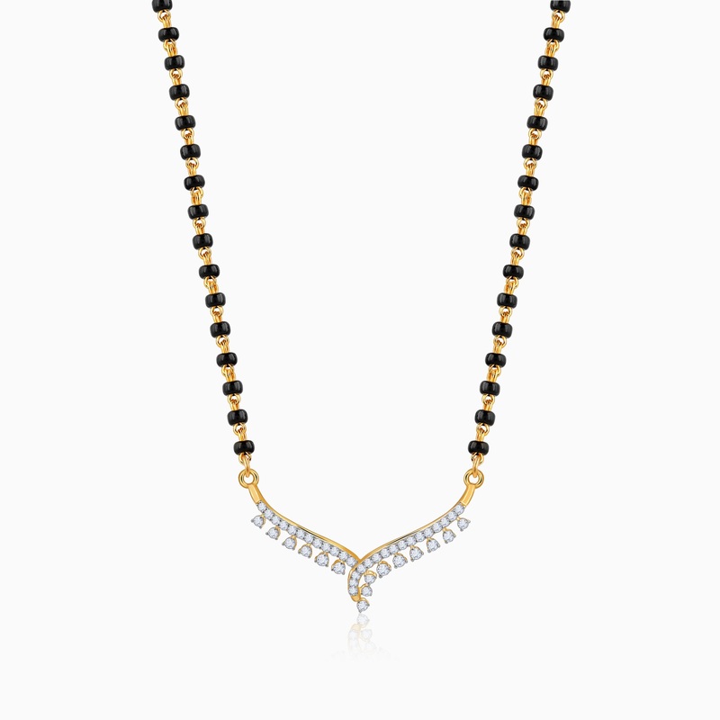 Gold Swathi Diamond Mangalsutra