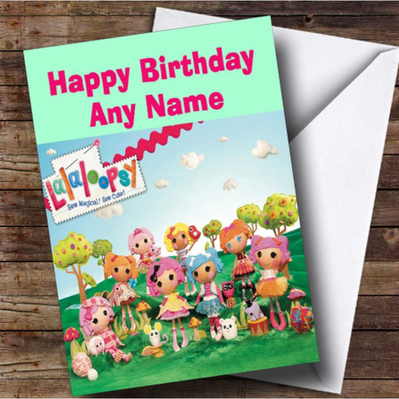 Lalaloopsy Personalised Children’s Birthday Card – The Card Zoo
