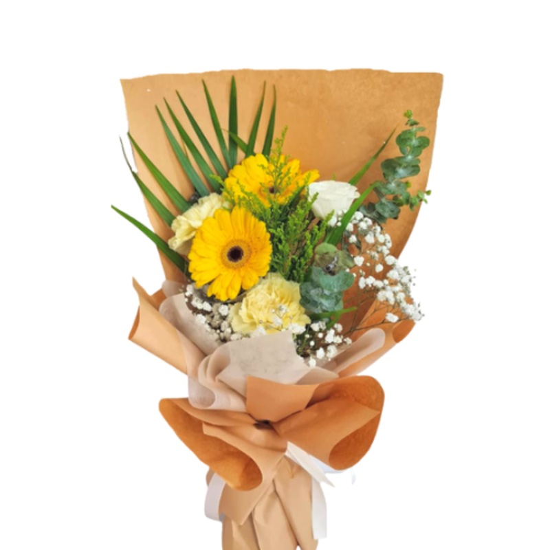 [Fresh Flower] Brown Daisy Bouquet (Klang Valley Delivery Only)