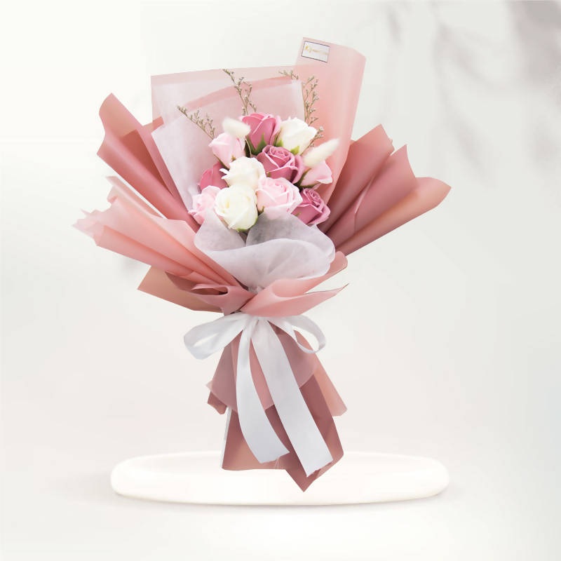 (Valentine’s Day 2022) Rosanne Soap Rose Bouquet