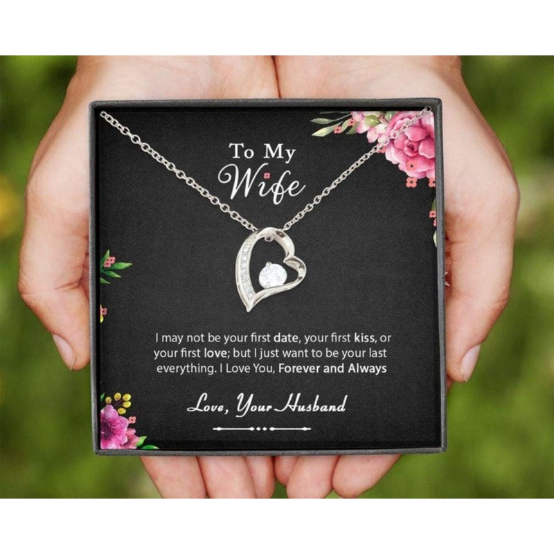 Wife Necklace, To My Wife Necklace, Romantic, Anniversary Gift For Wife From Husband