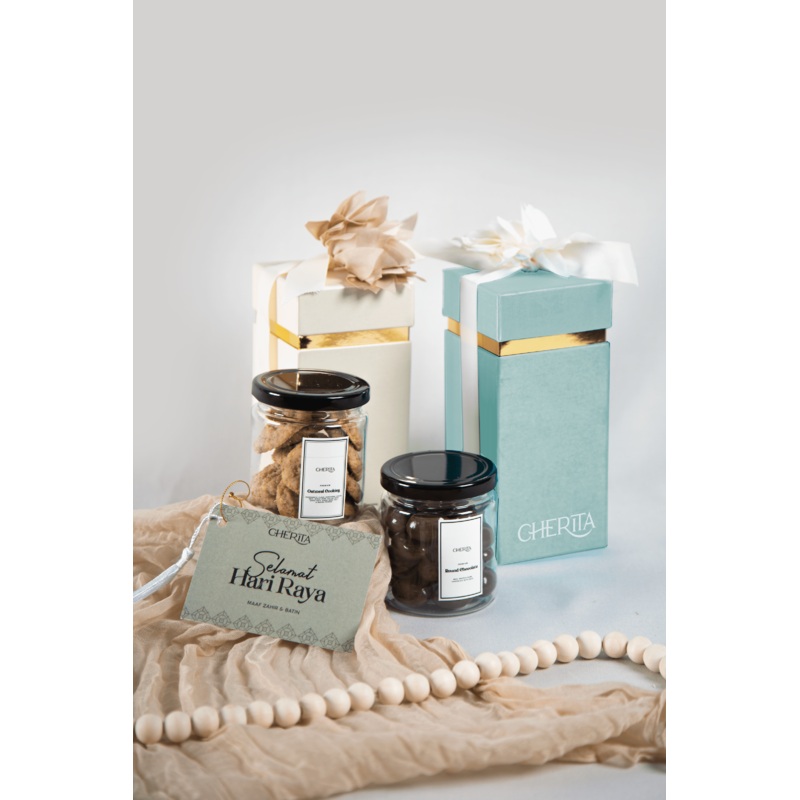 BIRTHDAY GIFT Seroja Tall Box (Turquoise) Raya 2024 series