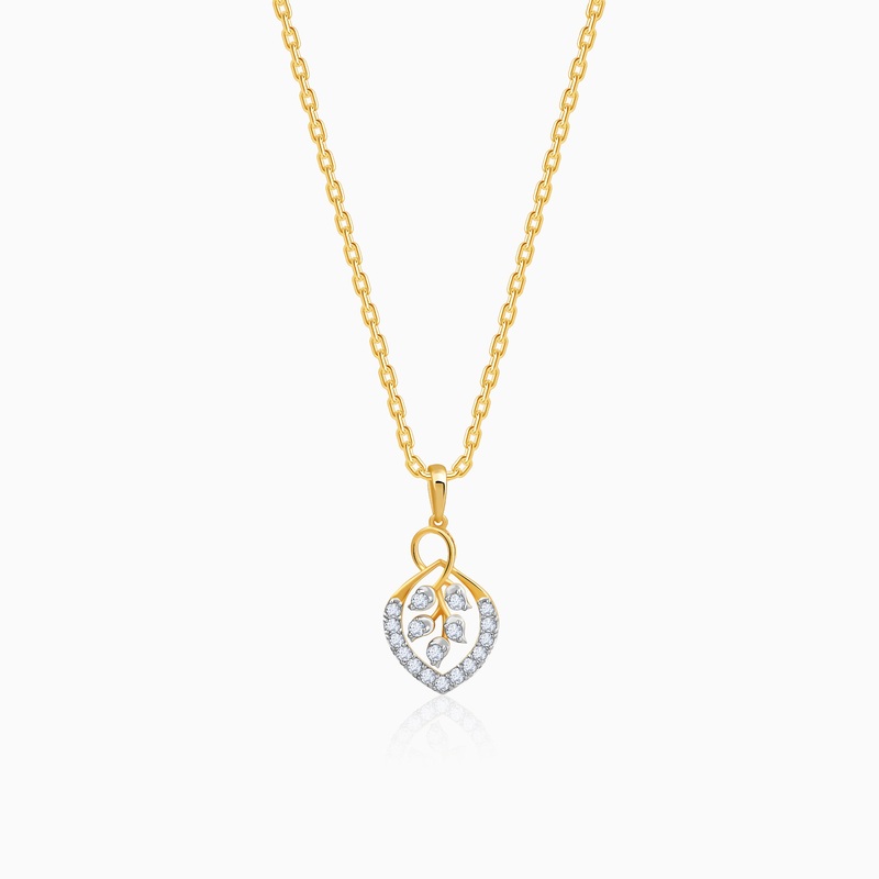 Gold Blooming Vow Diamond Pendant