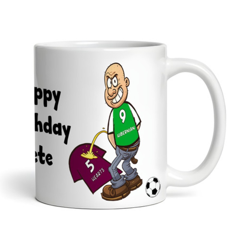 Hibernian Weeing On Hearts Funny Football Gift Team Rivalry Personalised Mug – The Card Zoo