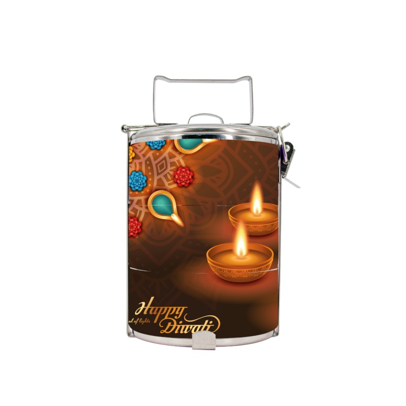 BDARI Tiffin Carrier – Festival Of Light (Nationwide Delivery)