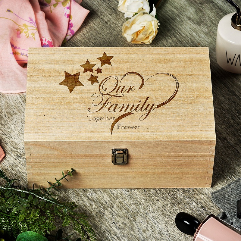 Family Sentiment Memories Keepsake Box
