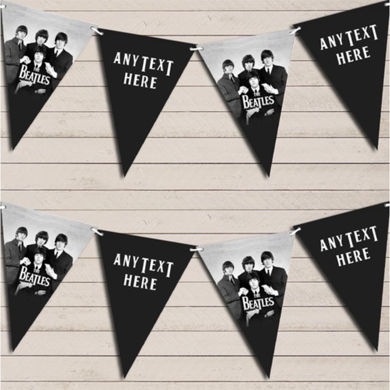 The Beatles Birthday Bunting Garland Party Banner – The Card Zoo