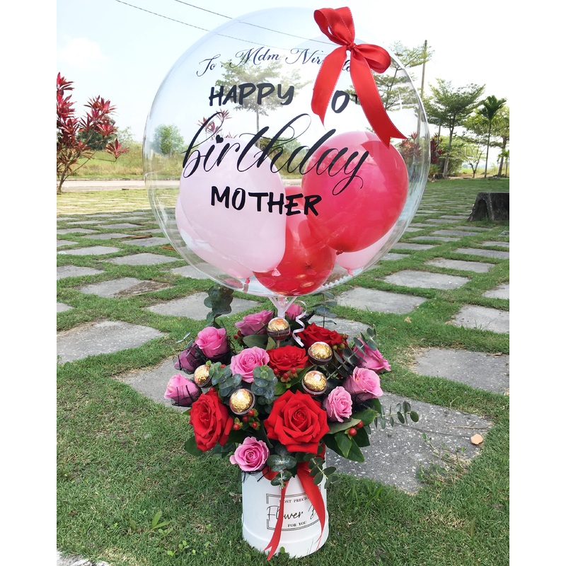Hot Air Balloon Bloom Box (Penang Delivery only)