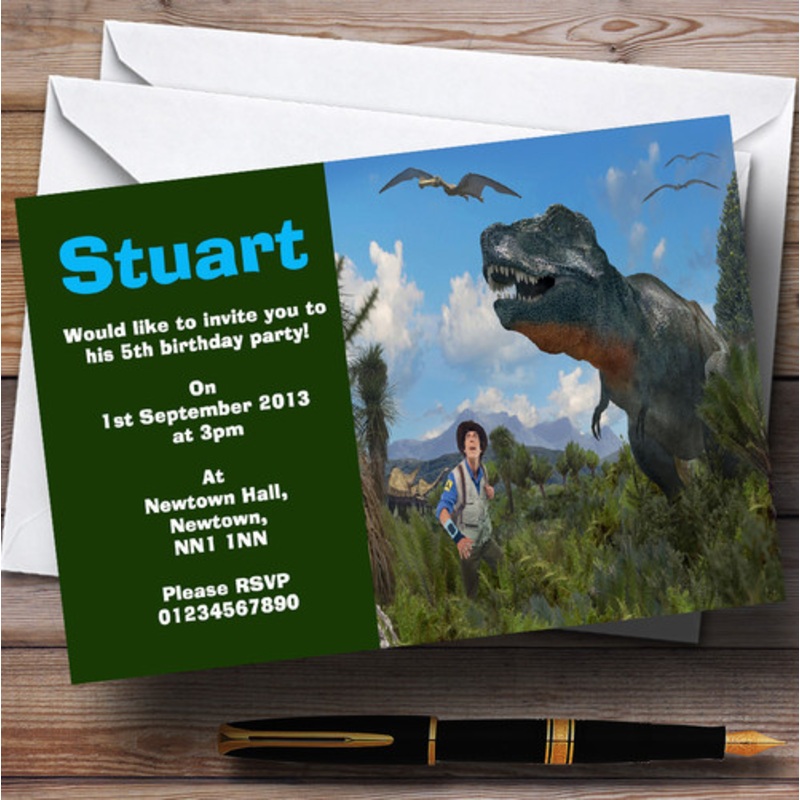 Andy’s Dinosaur Adventures Personalised Children’s Birthday Party Invitations – The Card Zoo