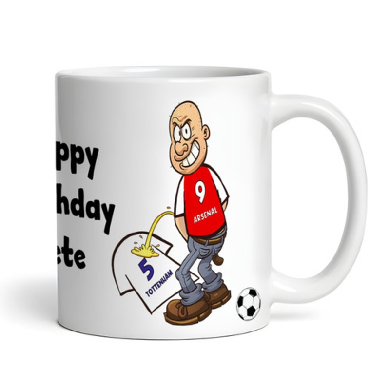 Arsenal Weeing On Tottenham Funny Football Gift Team Rivalry Personalised Mug – The Card Zoo